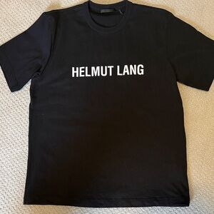 Helmut Lang Black Short Sleeve Tee